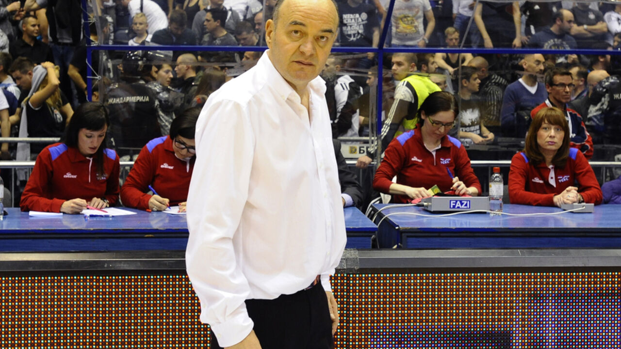 Trener košarkaša Partizana NIS Duško Vujošević