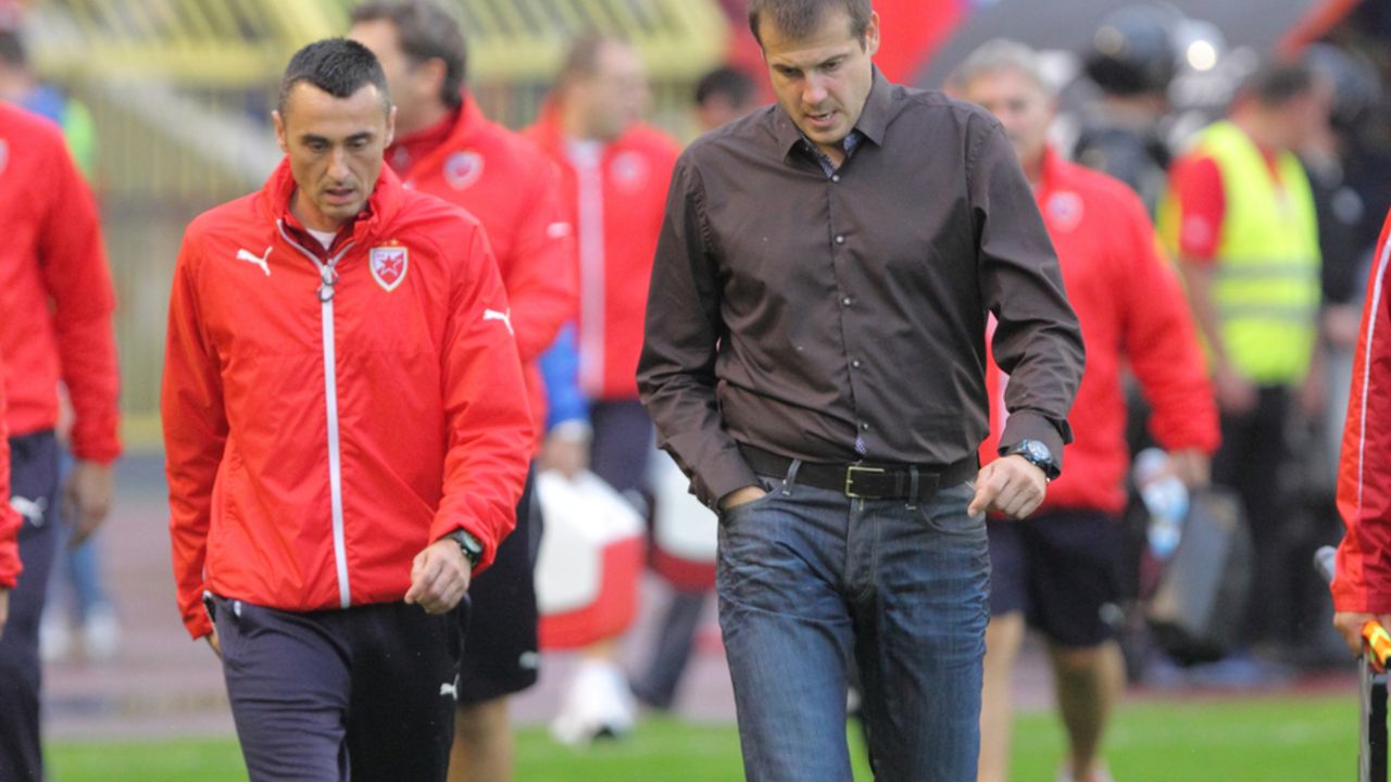 Trener Crvene zvezde Nenad Lalatović