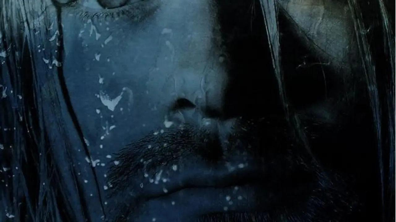 Kurt Kobejn na posteru za film "Soaked in Bleach"