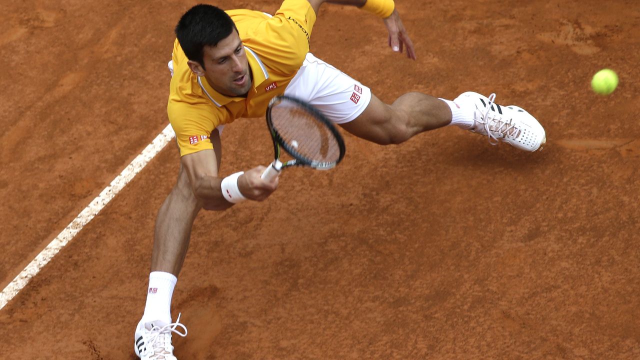 Novak Đoković na turniru u Rimu