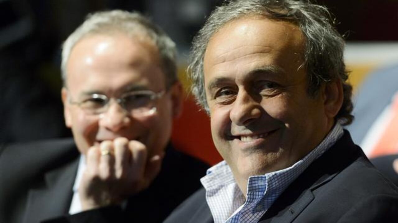Predsednik UEFA Mišel Platini
