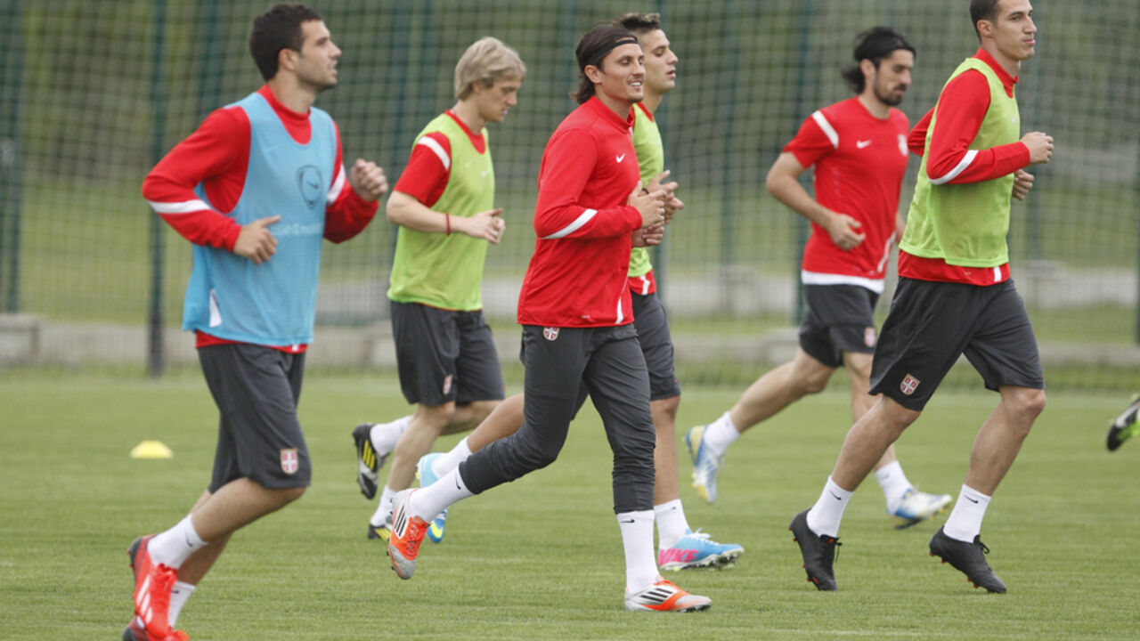 Trening fudbalske reprezentacije Srbije