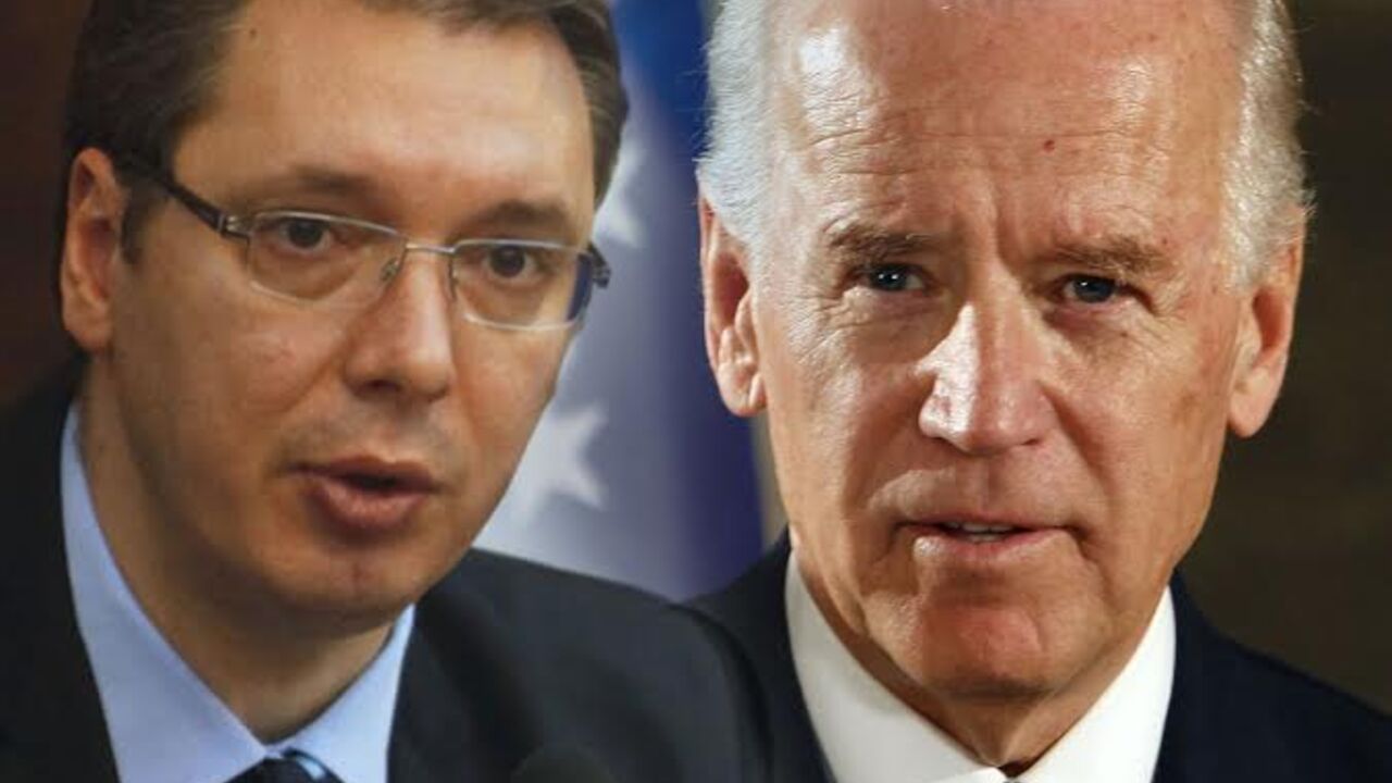 Aleksandar Vučić i Džozef Bajden