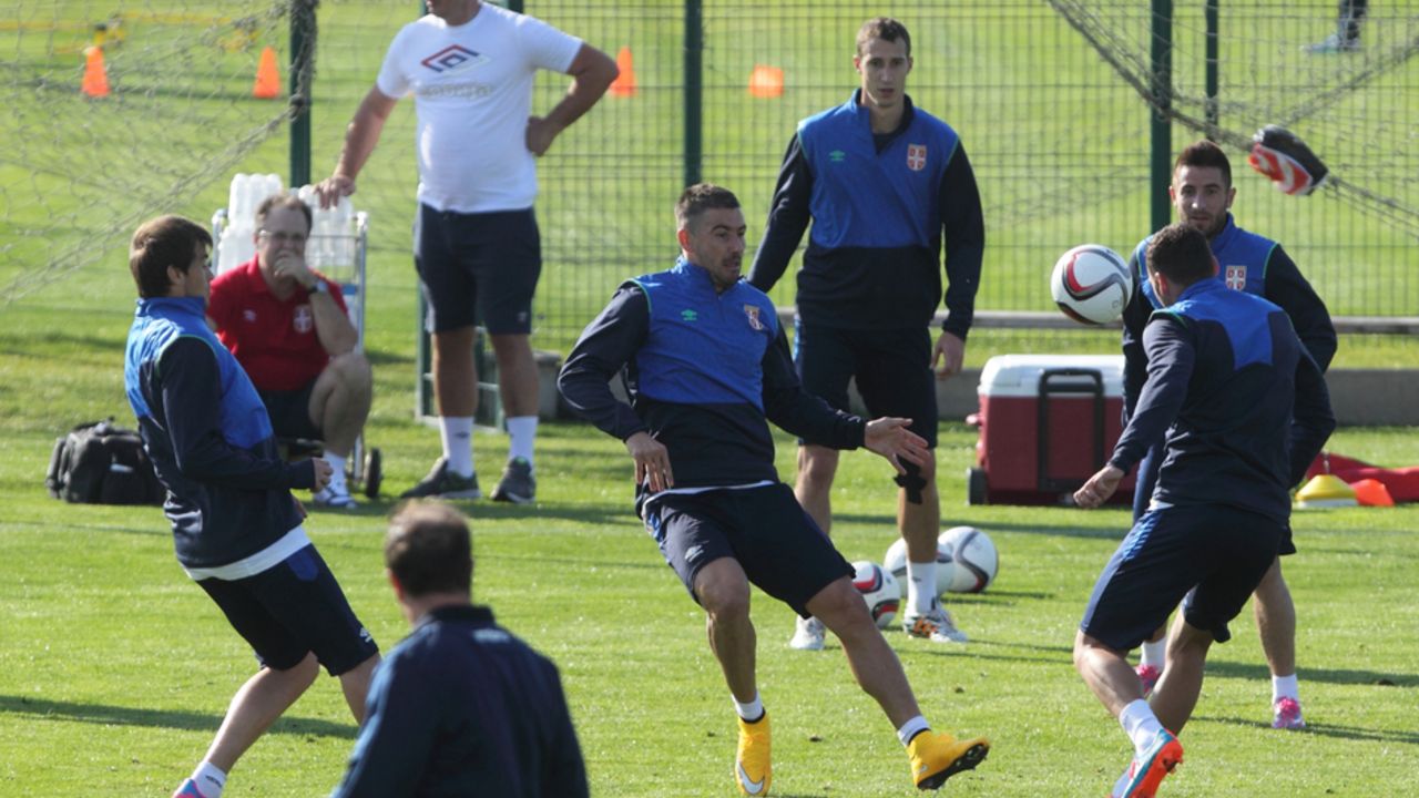 Trening reprezentacije Srbije u Staroj Pazovi
