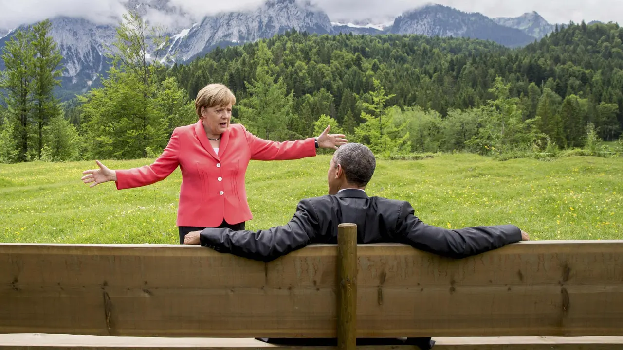 Merkel i Obama