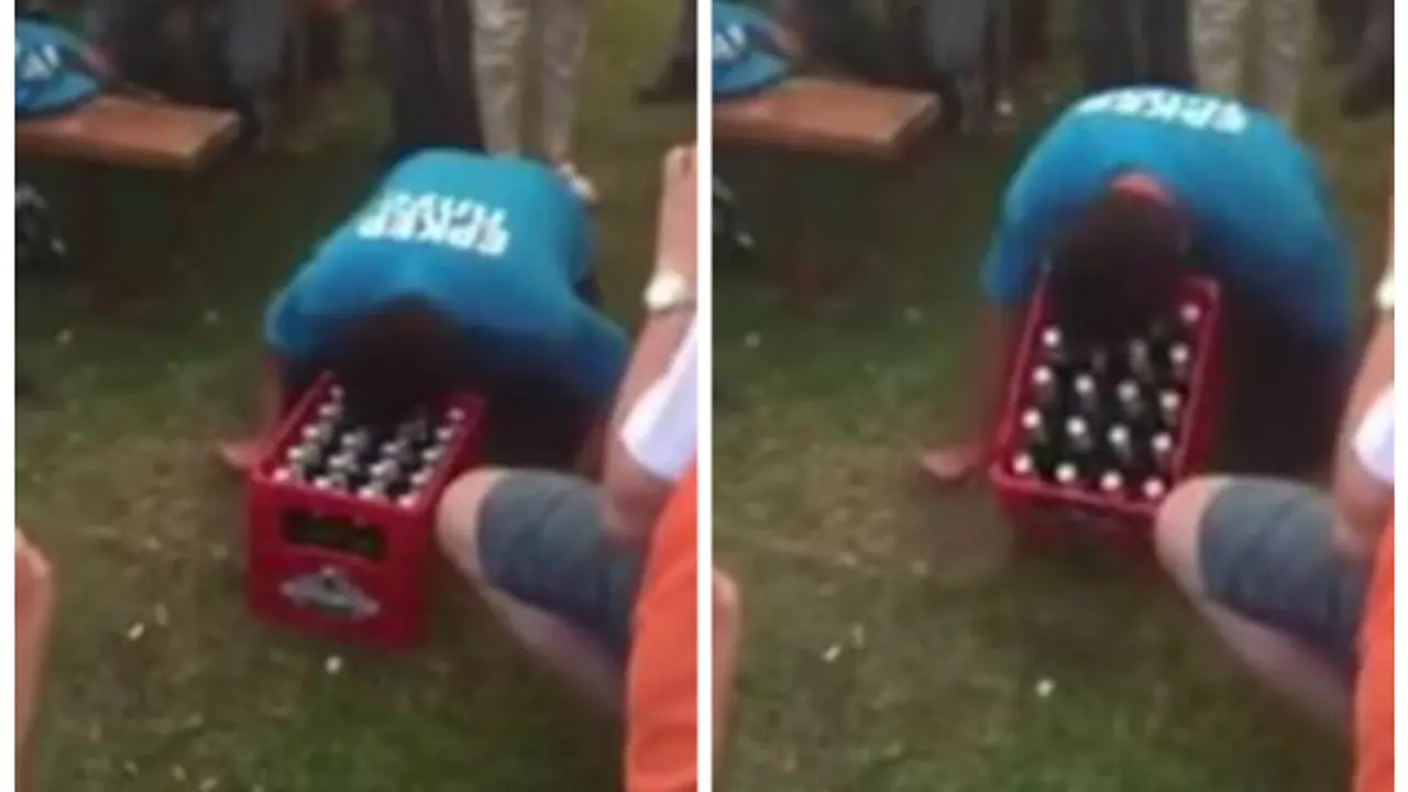 čovek i gajba piva