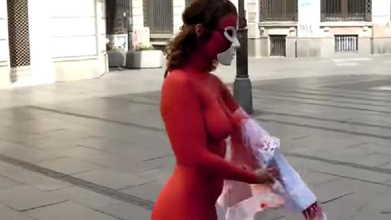 Umetnički performans u Beogradu