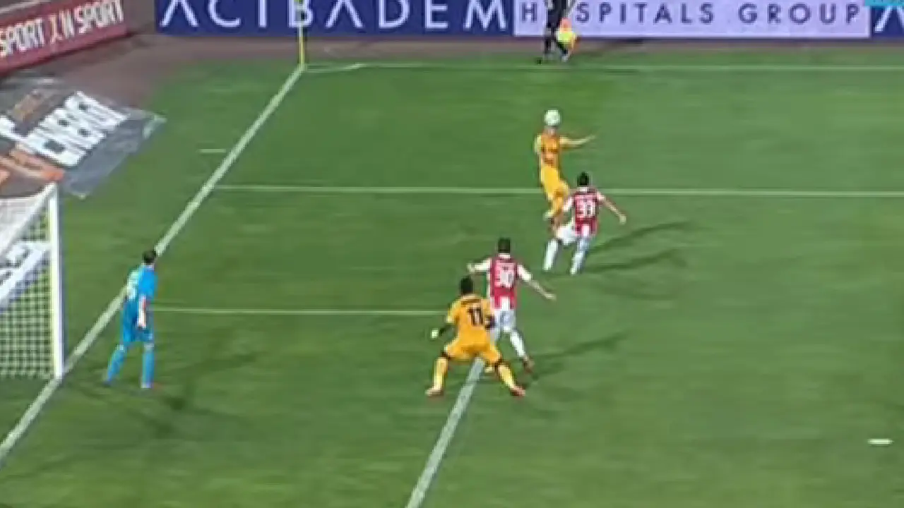 Gol Gohua u meču Crvena zvezda - Kairat