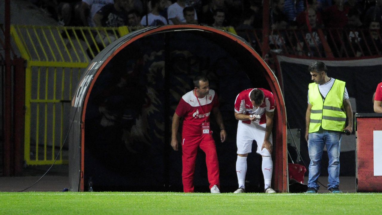 Savo Pavićević posle isključenja u meču Crvena zvezda - Kairat