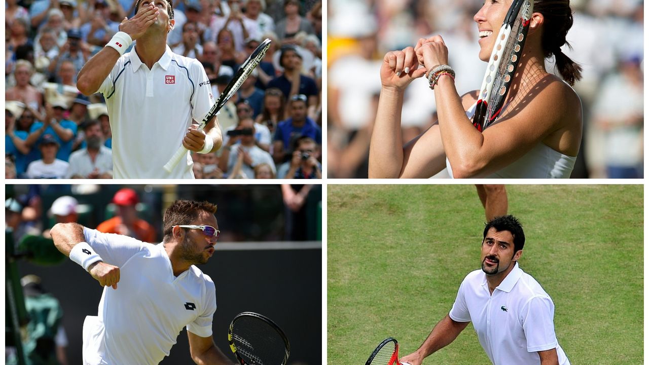 Novak Đoković, Jelena Janković, Viktor Troicki i Nenad Zimonjić na Vimbldonu