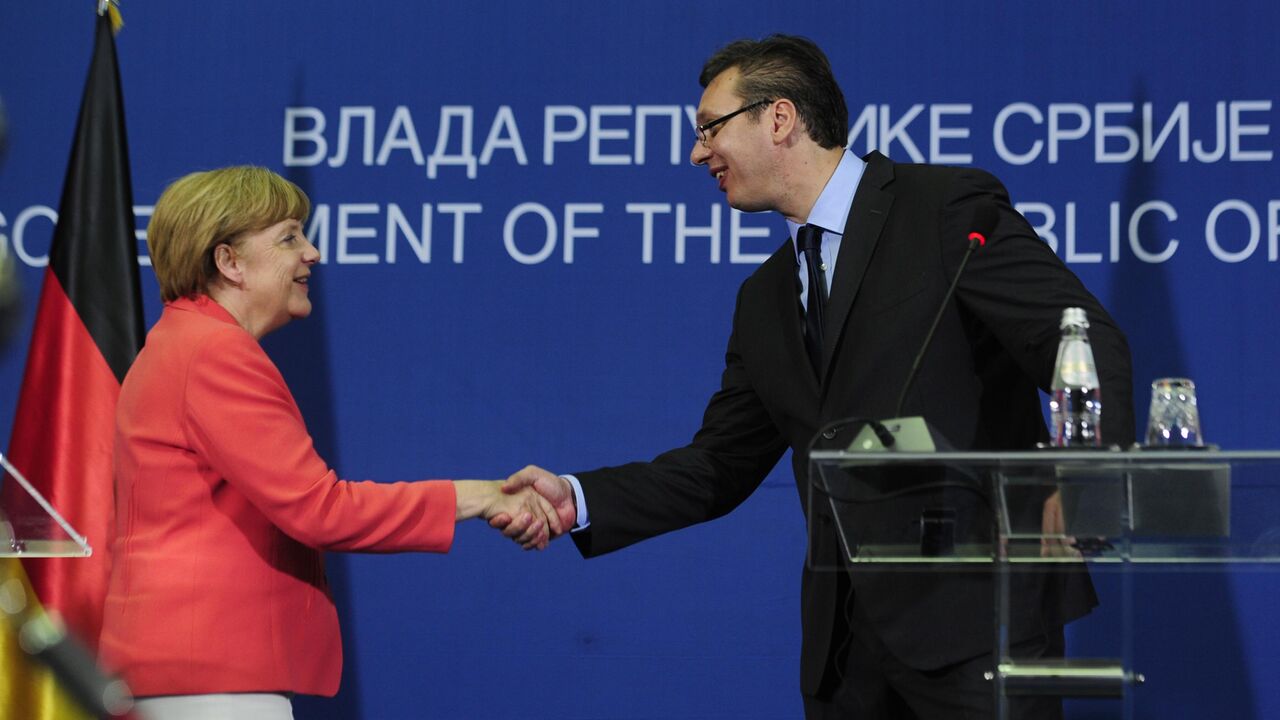 Angela Merkel i Aleksandar Vučić