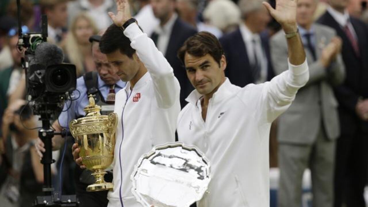 Rodžer Federer i Novak Đoković