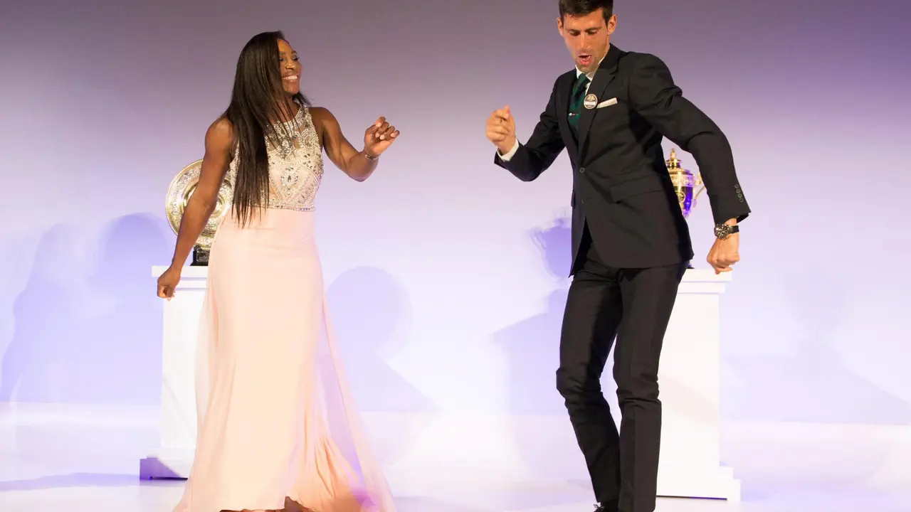 Serena Vilijams i Novak Đoković igraju na Večeri šampiona po završetku Vimbldona
