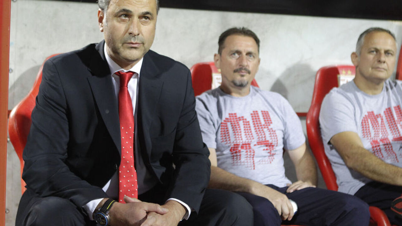 Trener Crvene zvezde Miodrag Božović
