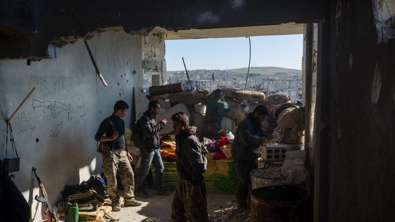 Borci u gradu Kobane