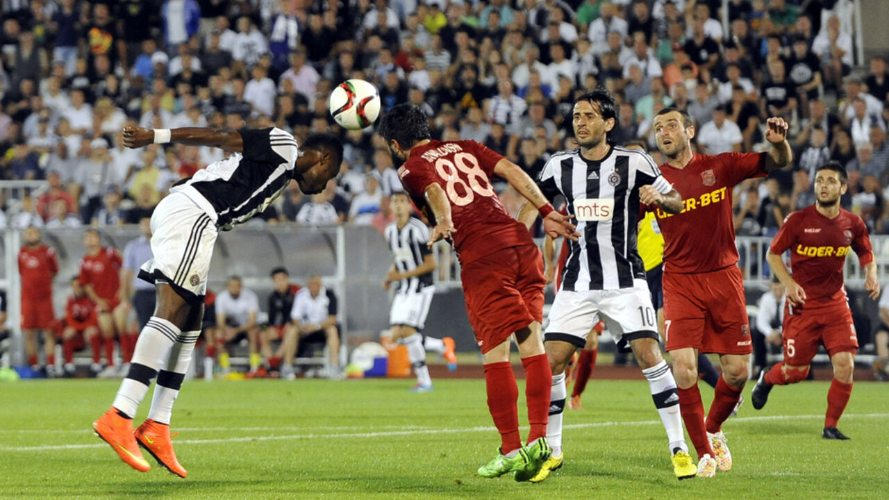 Detalj sa utakmice Partizan - Dila Gori