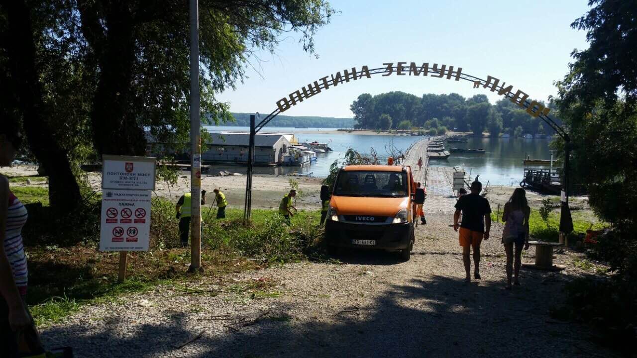 Počelo uređenje Zemunskog keja i prilaza plaži Lido