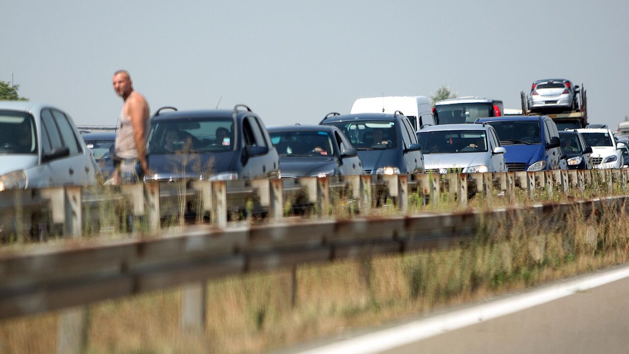 Kolone na autoputu