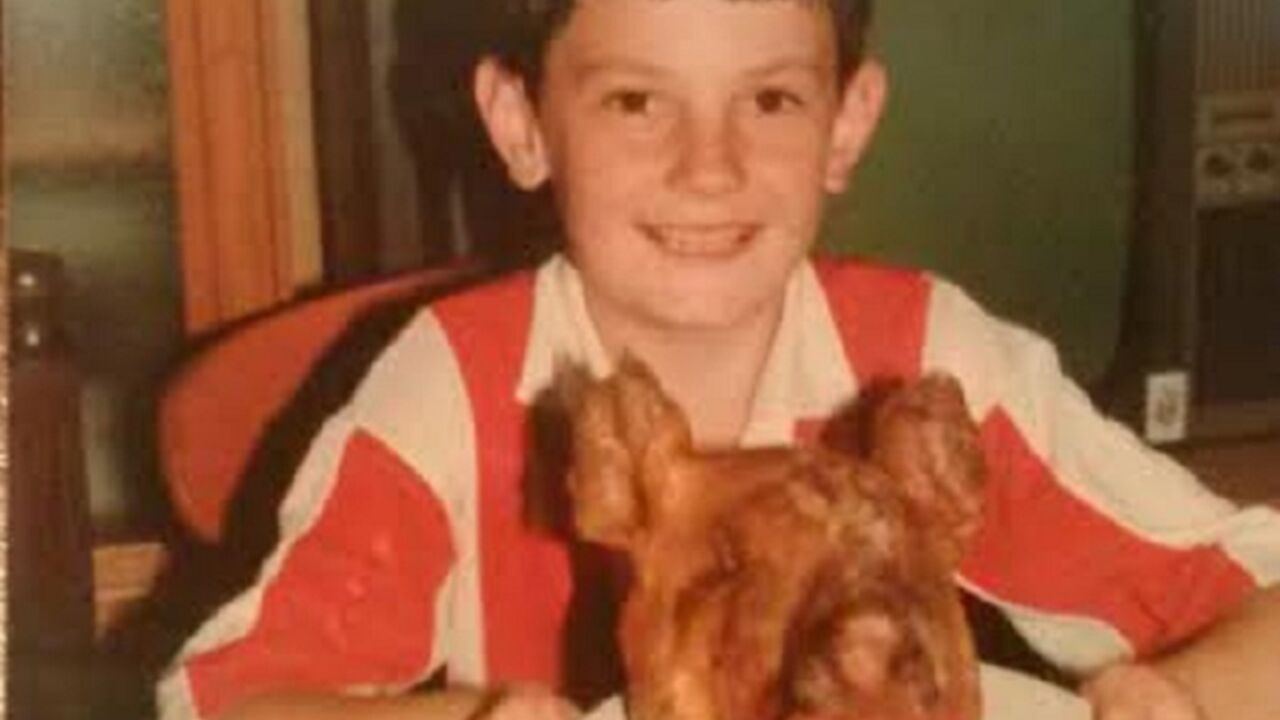 Ranko Knežević, proslava rođendana 1995. u Kostajnici