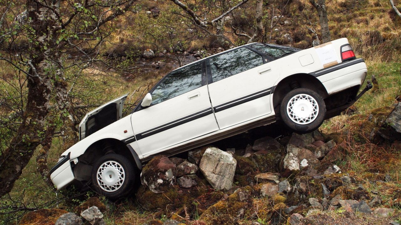 Slupani auto