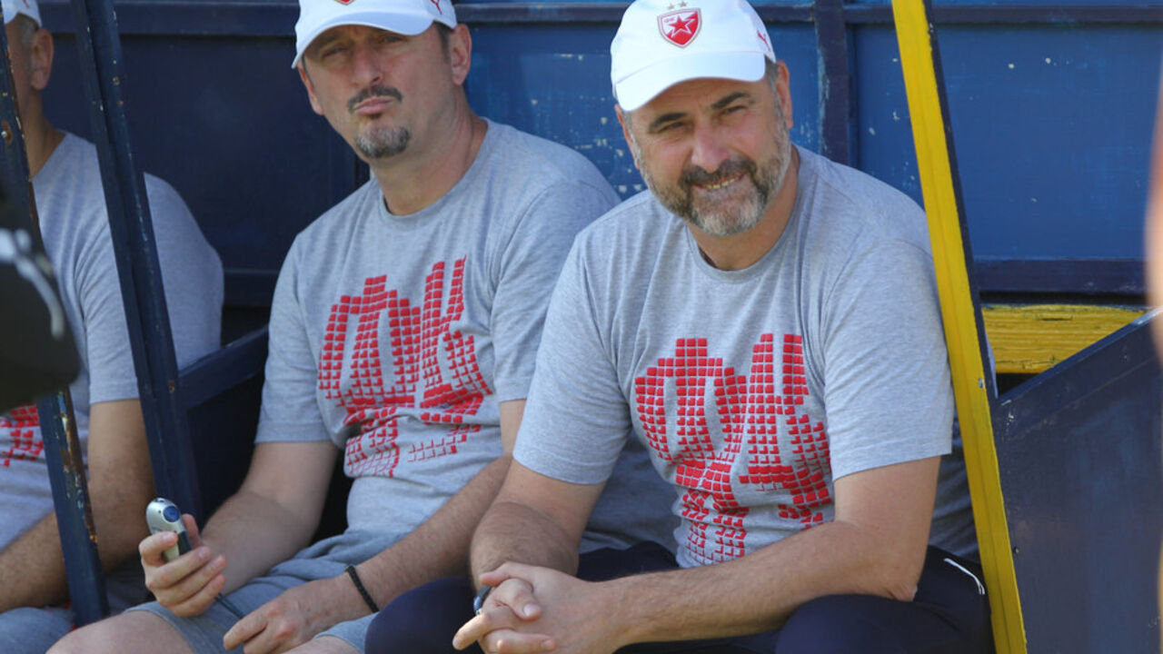 Trener Crvene zvezde Miodrag Božović