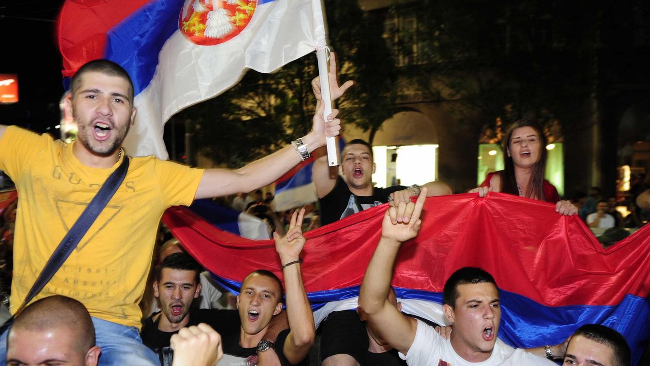 Slavlje na ulicama Beograda