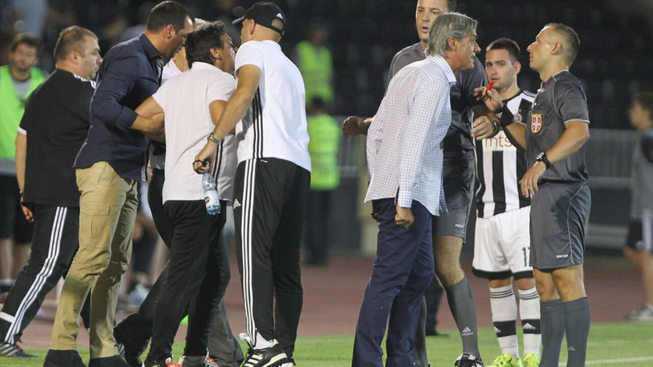 Detalj s meča Partizan - Spartak