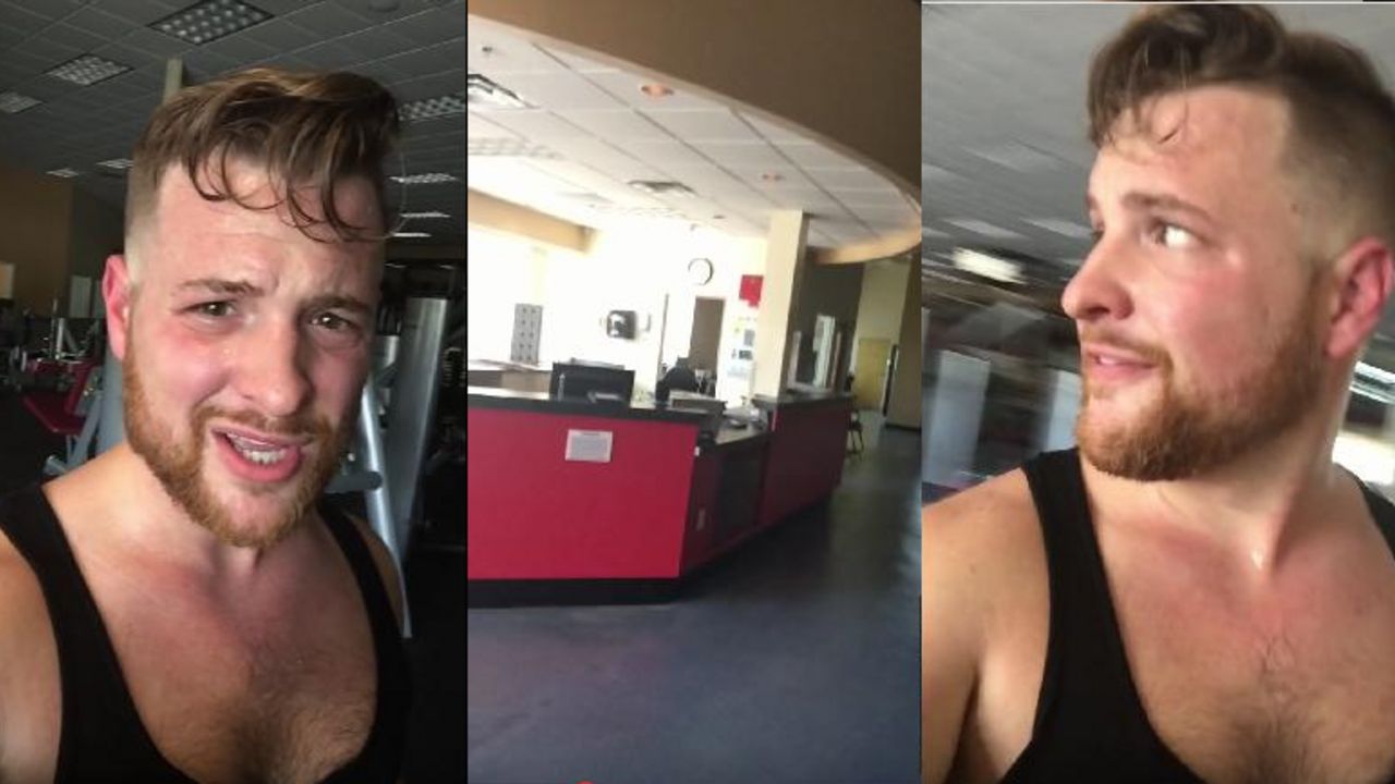 Mik Klejton u "LA fitnes" centru