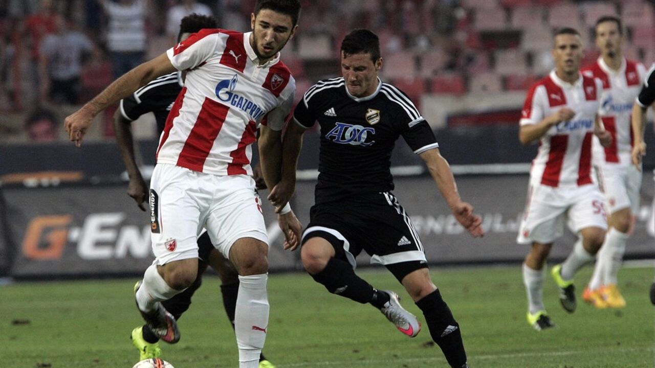 Slavoljub Srnić na meču protiv Crvene zvezde