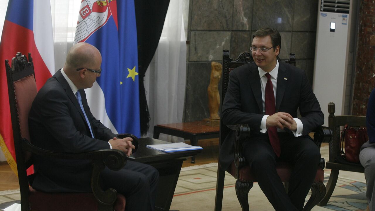 Aleksandar Vučić i Bohuslav Sobotka