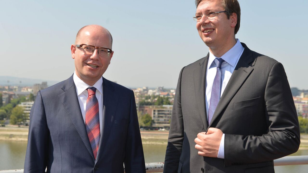 Aleksandar Vučić i Bohuslav Sobotka