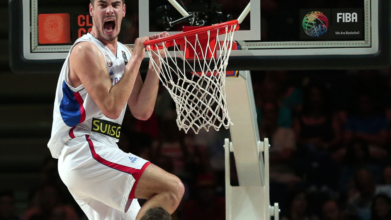 Zakucavanje Nikole Kalinića na meču Mundobasketa 2014. godine