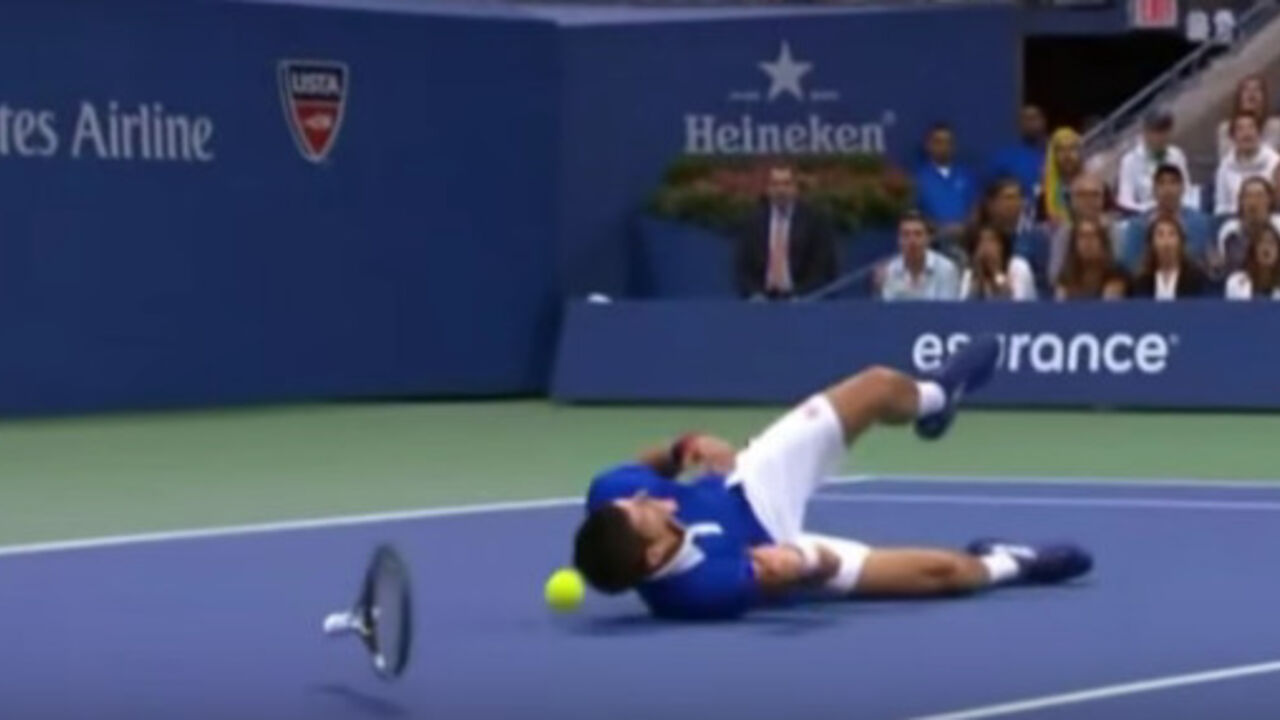 Novak Đoković na betonu stadiona "Artur Eš"