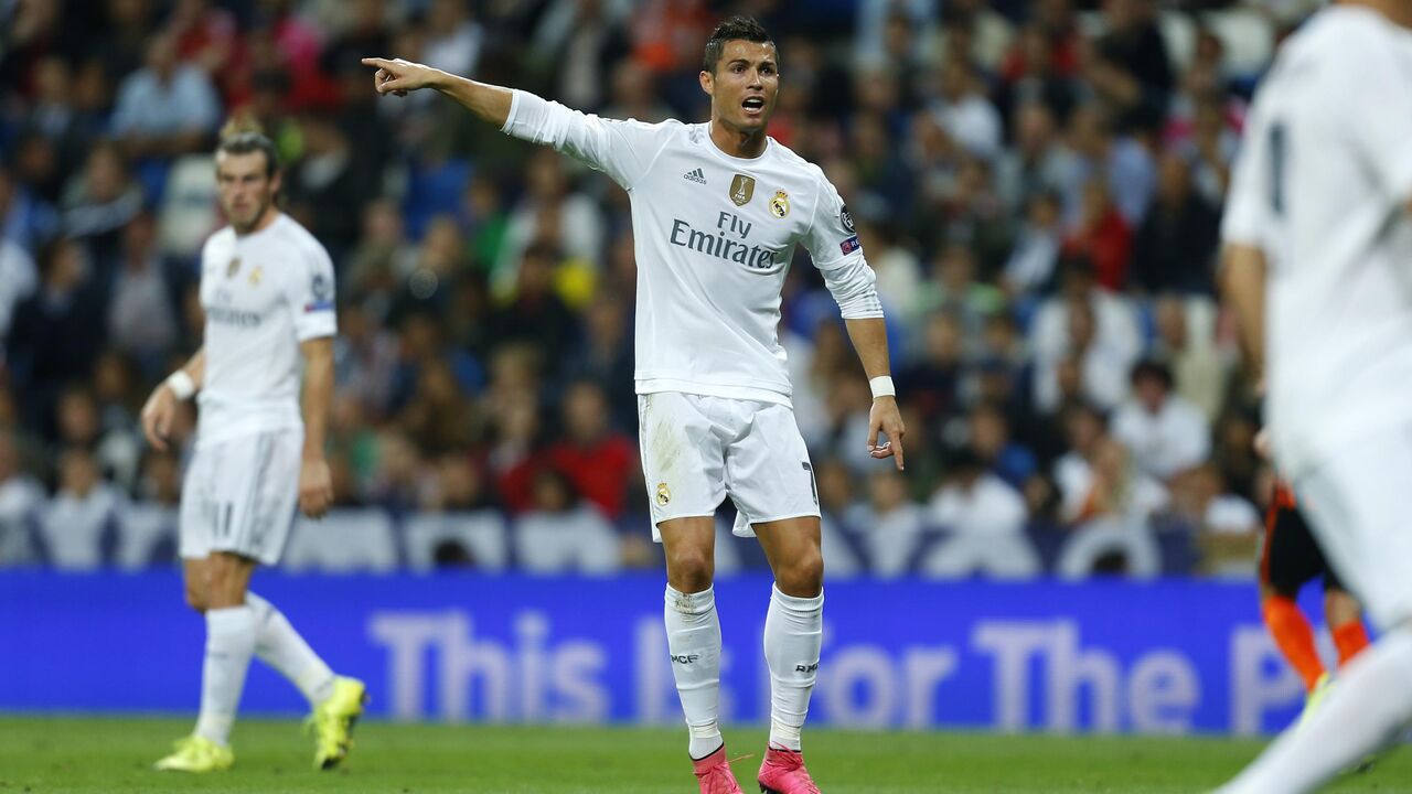 Zvezda Reala Kristijano Ronaldo na meču Lige šampiona sa Šahtjorom