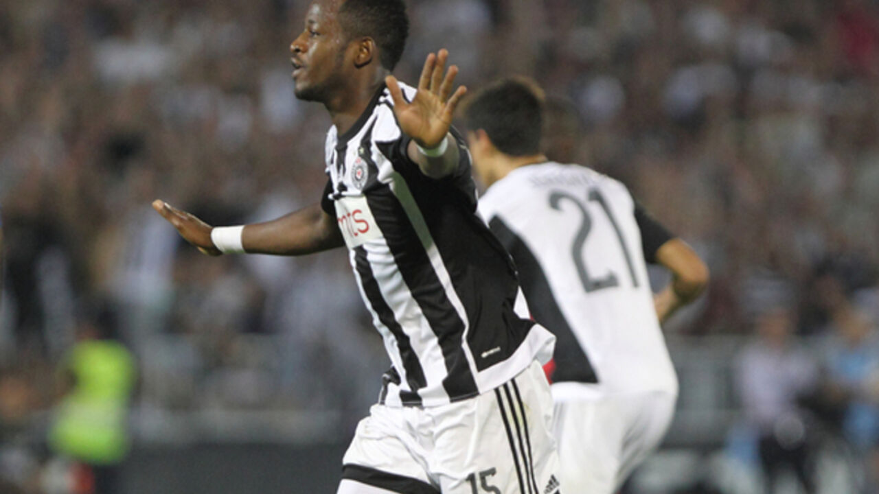 Abubakar Oumaru, napadač Partizana