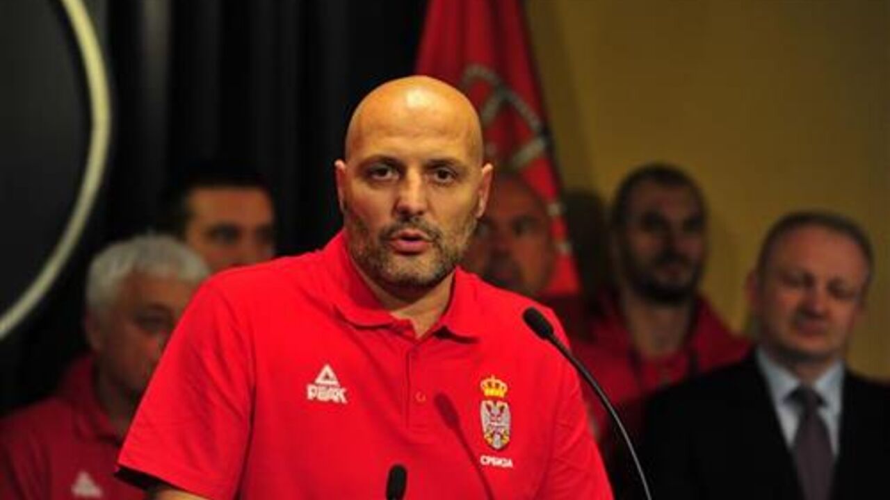 Selektor Srbije Aleksandar Đorđević na prijemu u Vladi Srbije
