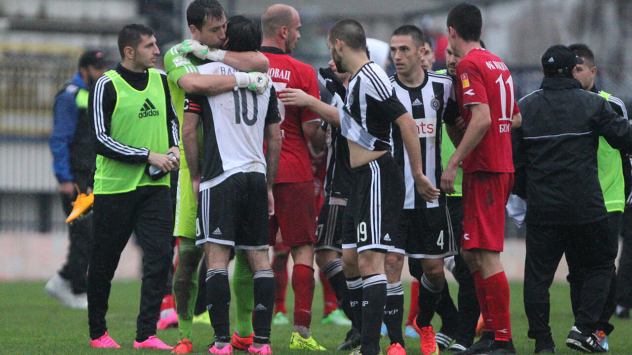 Detalj sa meča Voždovac - Partizan