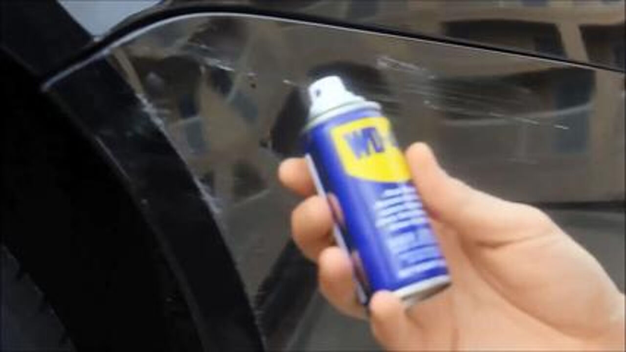 WD-40 na autu