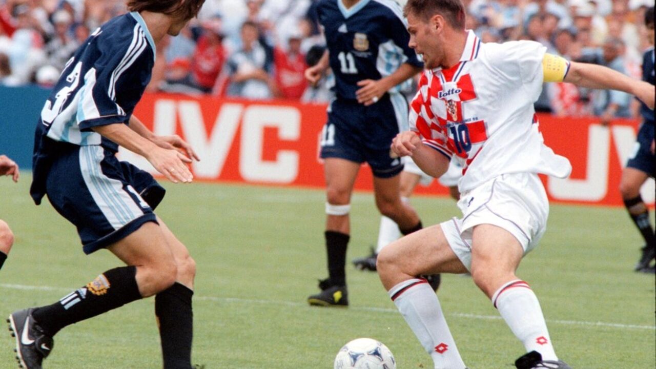 Zvonimir Boban iz vremena kad je nosio dres hrvavatske reprezentacije