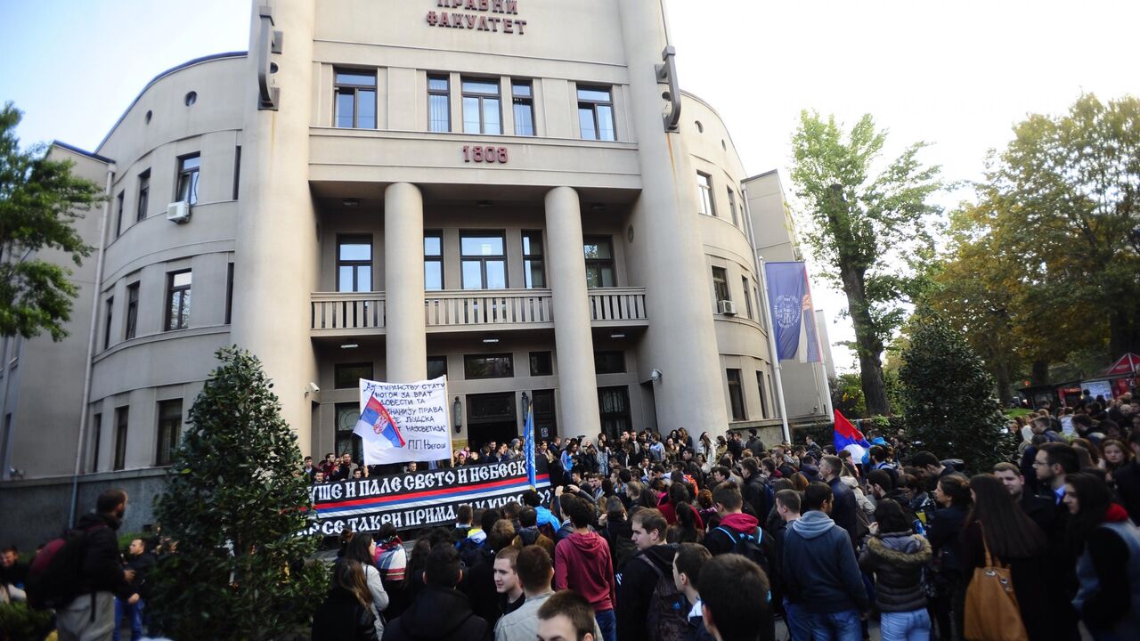 protest studenta Pravnog fakulteta