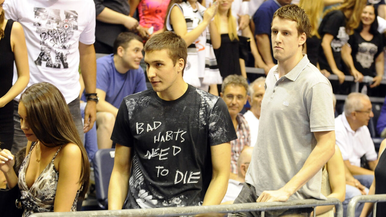 Bogdan Bogdanović i Jan Veseli u dvorani Pionir