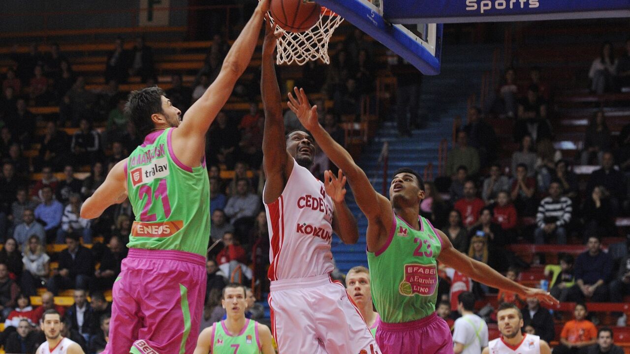 Detalj sa meča Cedevita - Mega Leks u Zagrebu