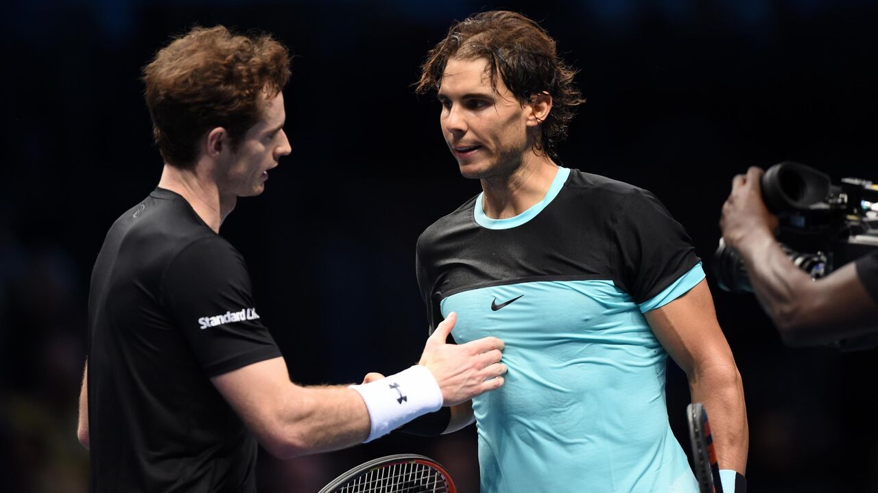 Rafael Nadal i Endi Marej posle meča završnog Mastersa u Londonu