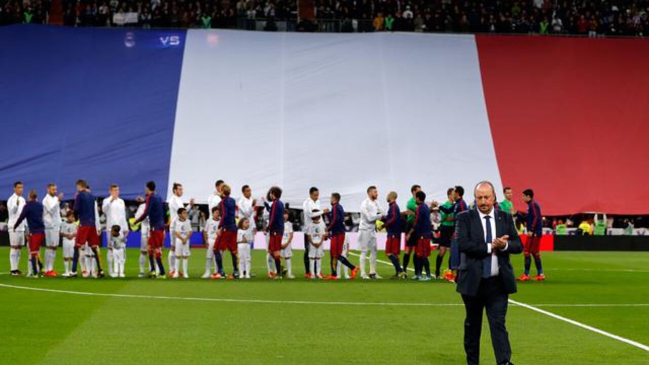 Rafael Benitez na utakmici protiv Barselone