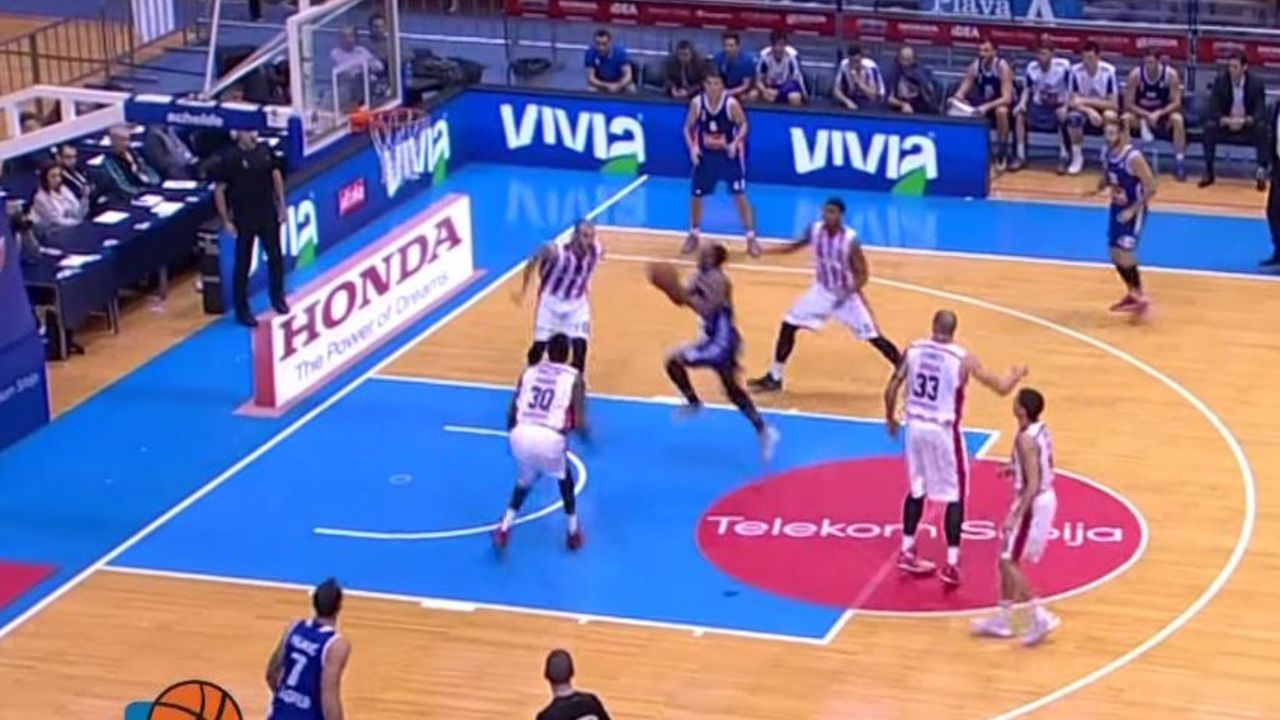 Detalj sa utakmice Crvena zvezda  - Cibona