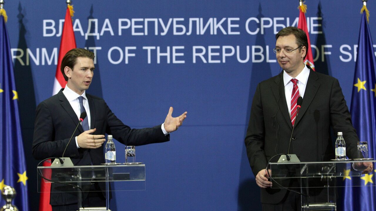 Aleksandar Vučić i Sebastijan Kurc