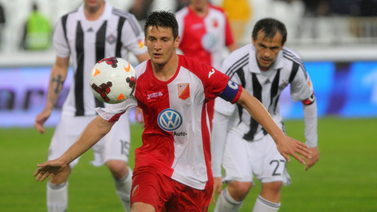 Nemanja Radoja u vreme dok je nosio dres Vojvodine