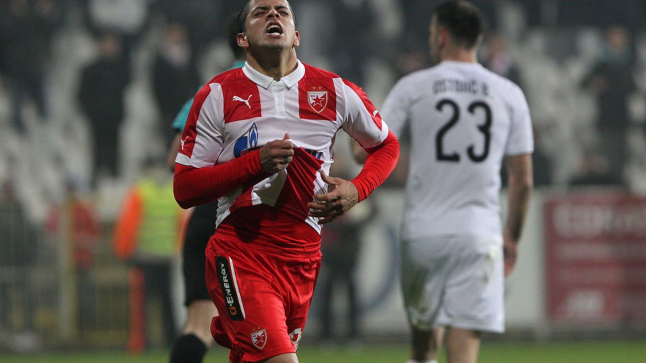 Luis Ibanjez slavi gol iz penala na Banovom brdu
