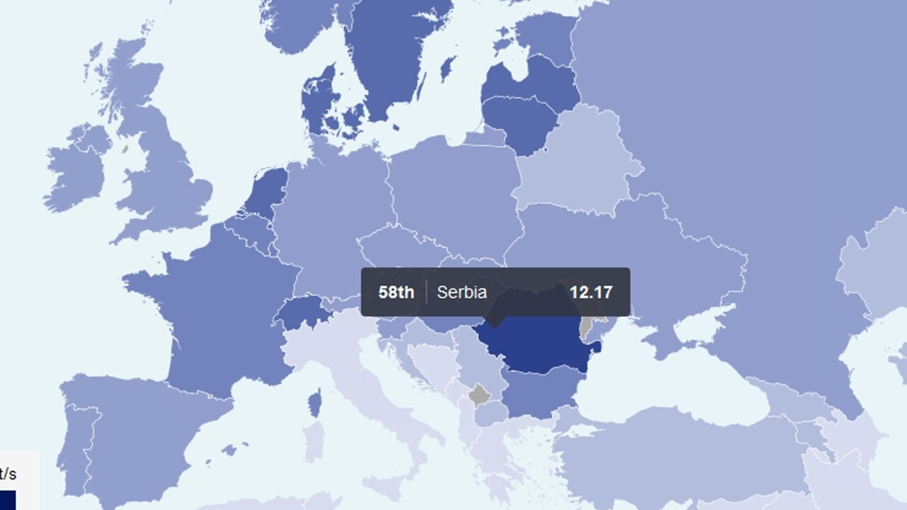 Mapa Evrope