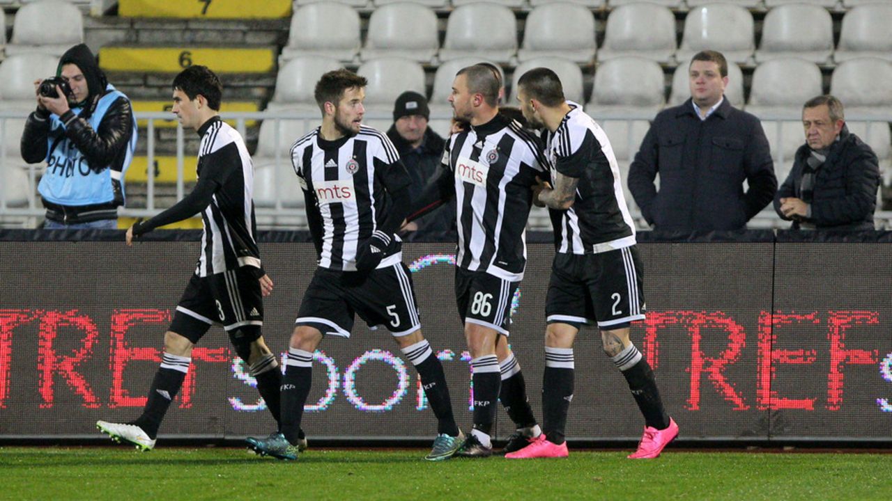 Fudbaleri Partizana slave gol